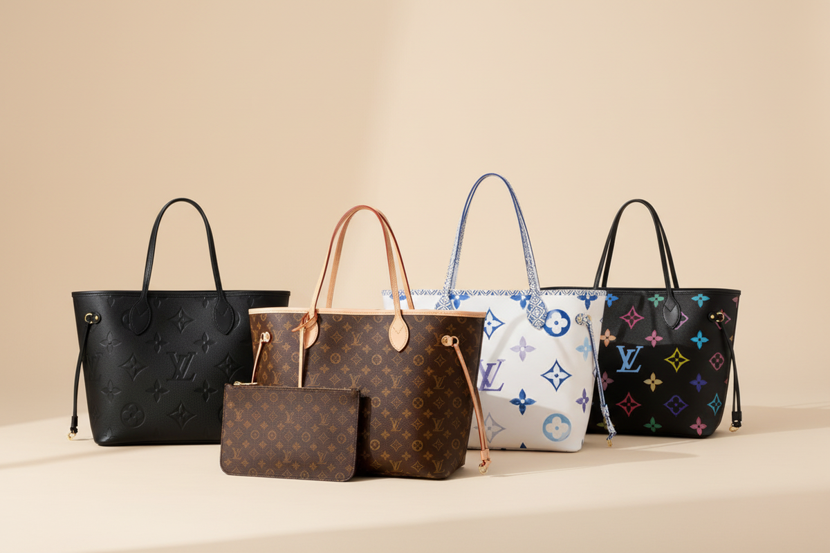 Neverfull collection hero image based on collection products