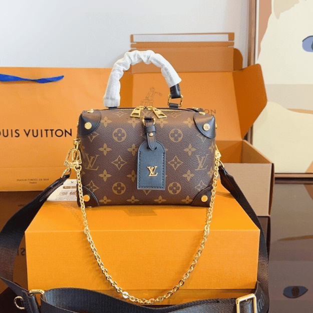 Louis Vuitton Soft Trunk Mini Monogram Black 7.9 Inches