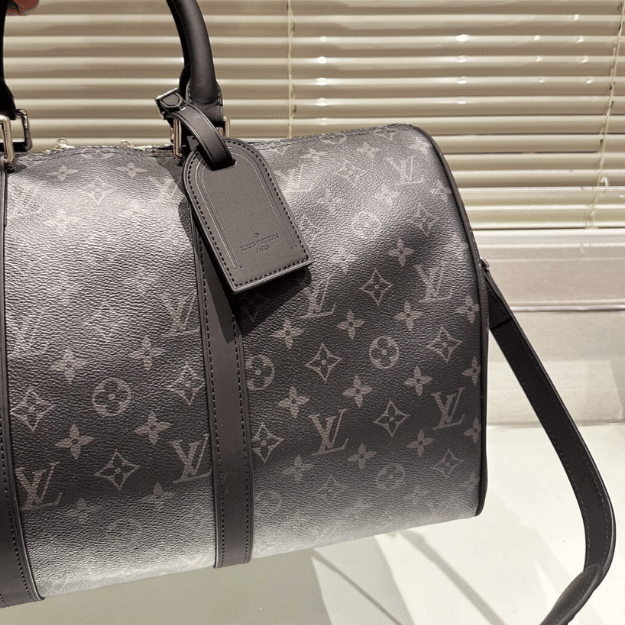 Louis Vuitton Keepall 45 Monogram Eclipse Black 17.7 Inches M40605