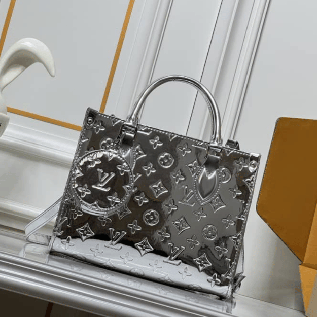 Louis Vuitton Onthego PM Silver 9.8 Inches M26373