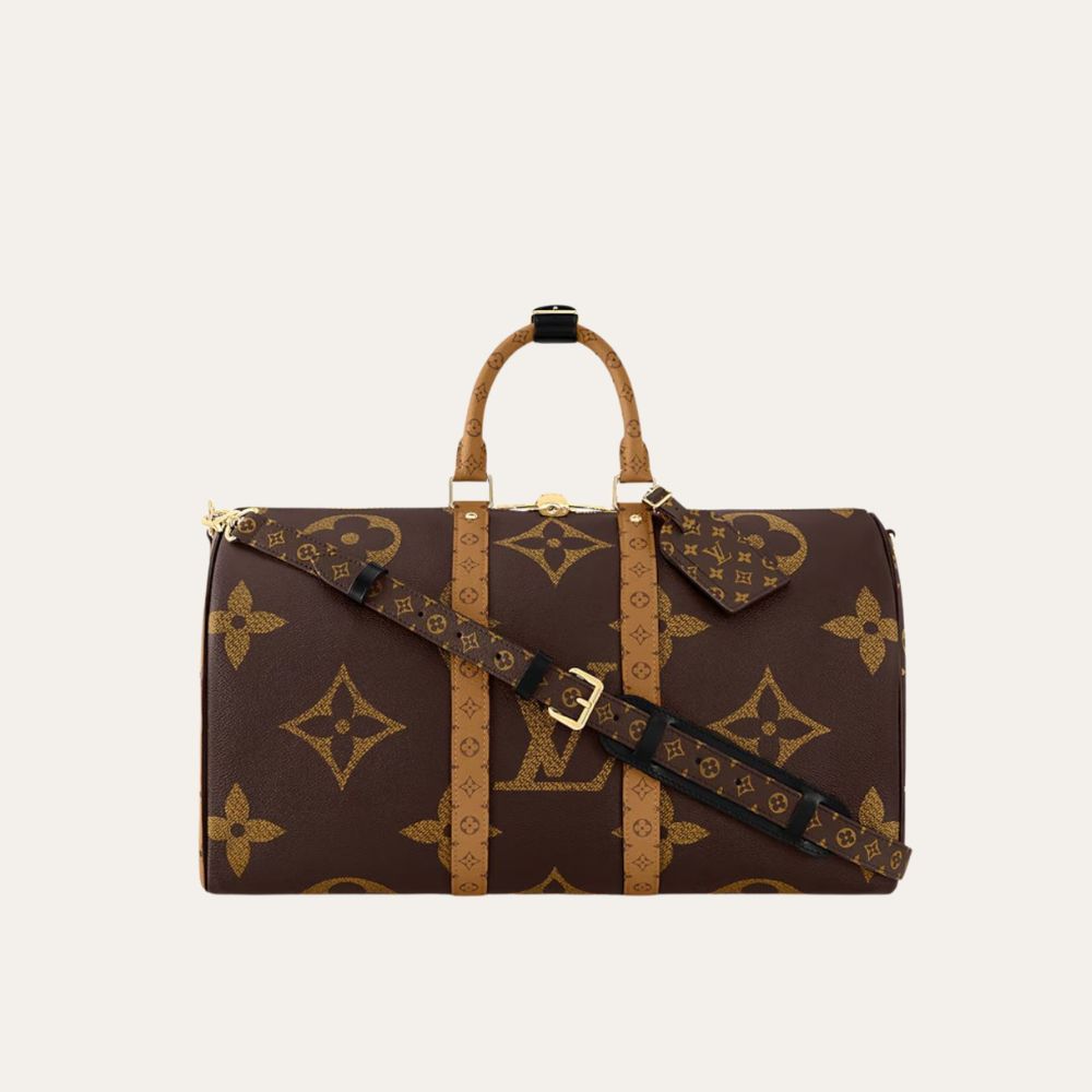 Louis Vuitton Keepall Bandoulière 45 Monogram Brown 17.7 Inches M47211