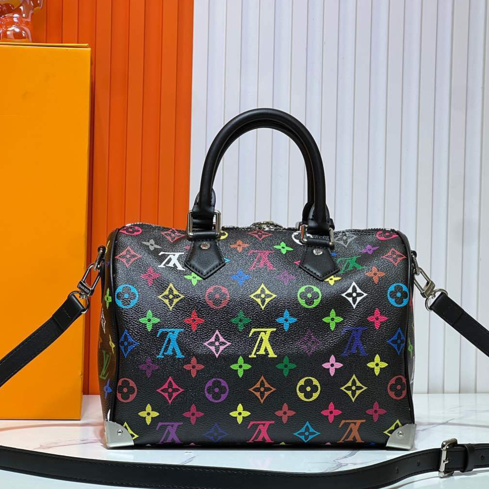 Louis Vuitton Lv X Tm Speedy Soft 30 Bag Black 11.8 Inches M13257