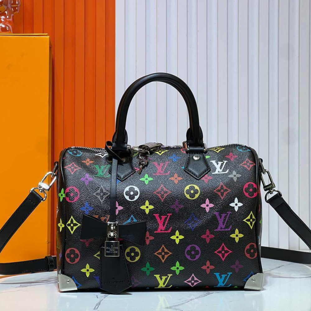 Louis Vuitton Lv X Tm Speedy Soft 30 Bag Black 11.8 Inches M13257