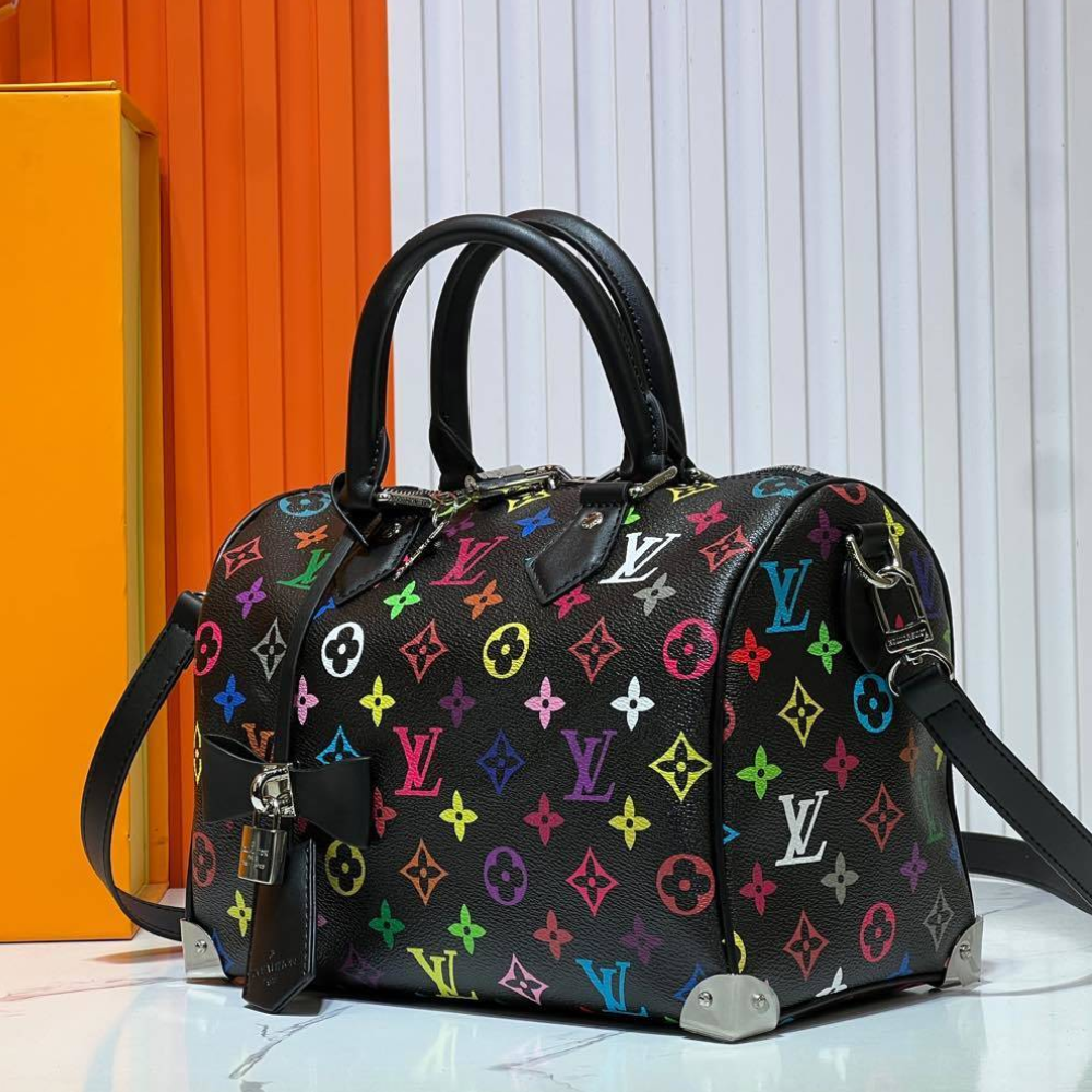 Louis Vuitton Lv X Tm Speedy Soft 30 Bag Black 11.8 Inches M13257