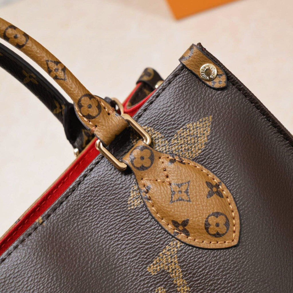 Louis Vuitton Onthego PM Brown Bag 9.8-Inch M46373
