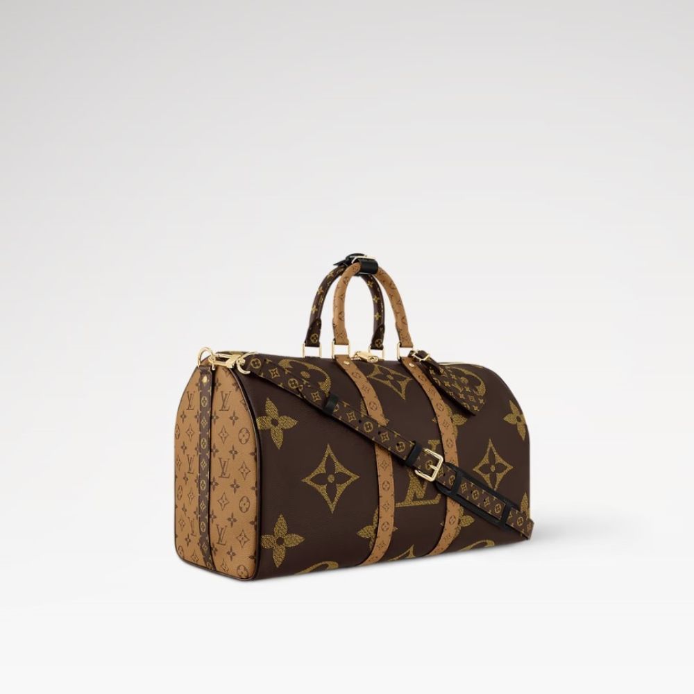 Louis Vuitton Keepall Bandoulière 45 Monogram Brown 17.7 Inches M47211