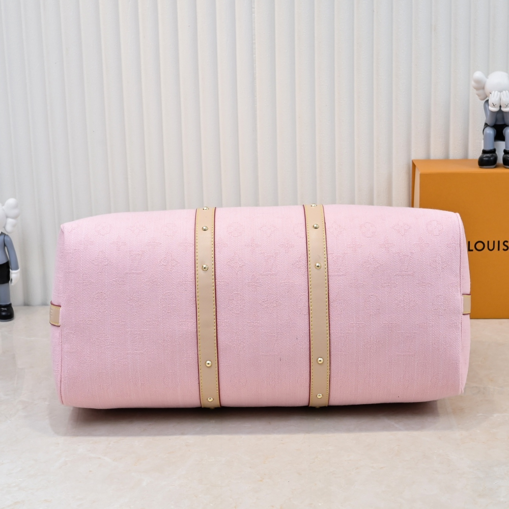 Louis Vuitton Keepall Bandoulière 45 Pink 7.5 Inches M13748