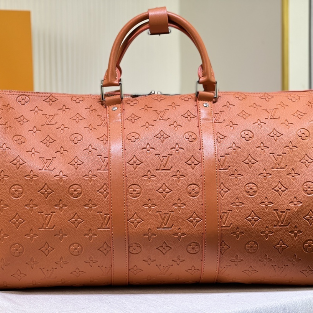 Louis Vuitton Keepall Bandoulière 50 Bag Orange 19.7 Inches M20963