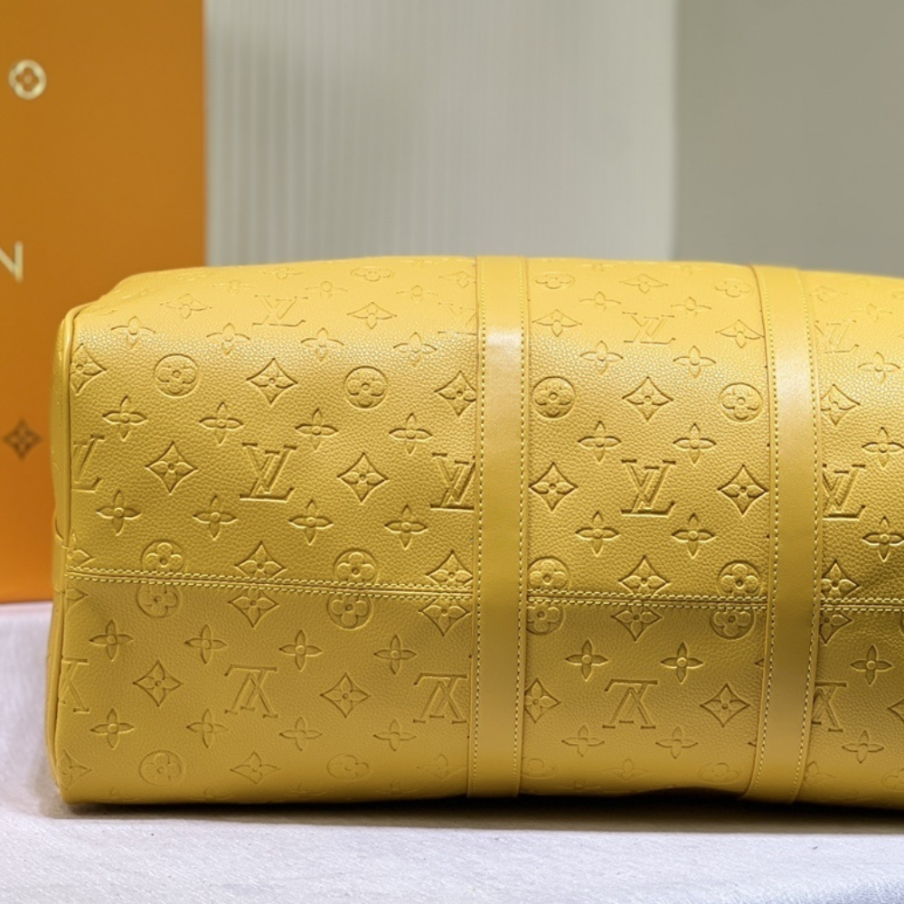 Louis Vuitton Keepall Bandoulière 50 Bag Yellow 19.7 Inches M23748