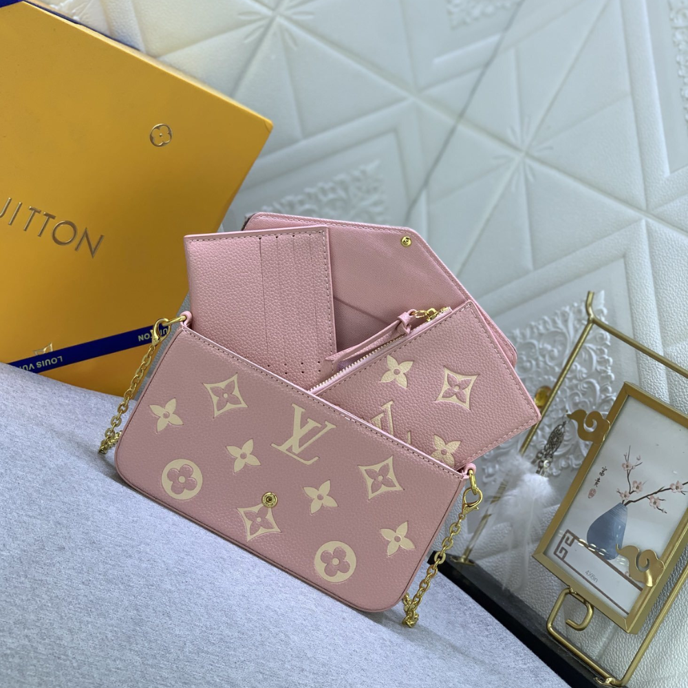 Louis Vuitton Félicie Pochette Rose Trianon Pink 8.3 Inches M81759
