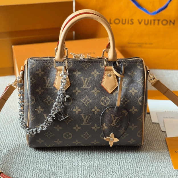 Louis Vuitton Speedy Bandouilière 35 Monogram Brown 13.8 Inches