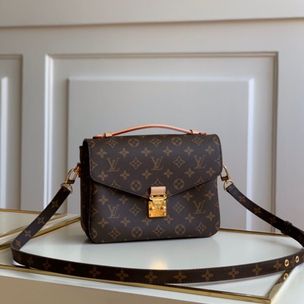 Louis Vuitton Monogram Canvas Pochette Métis Brown 9.8 Inches M44875