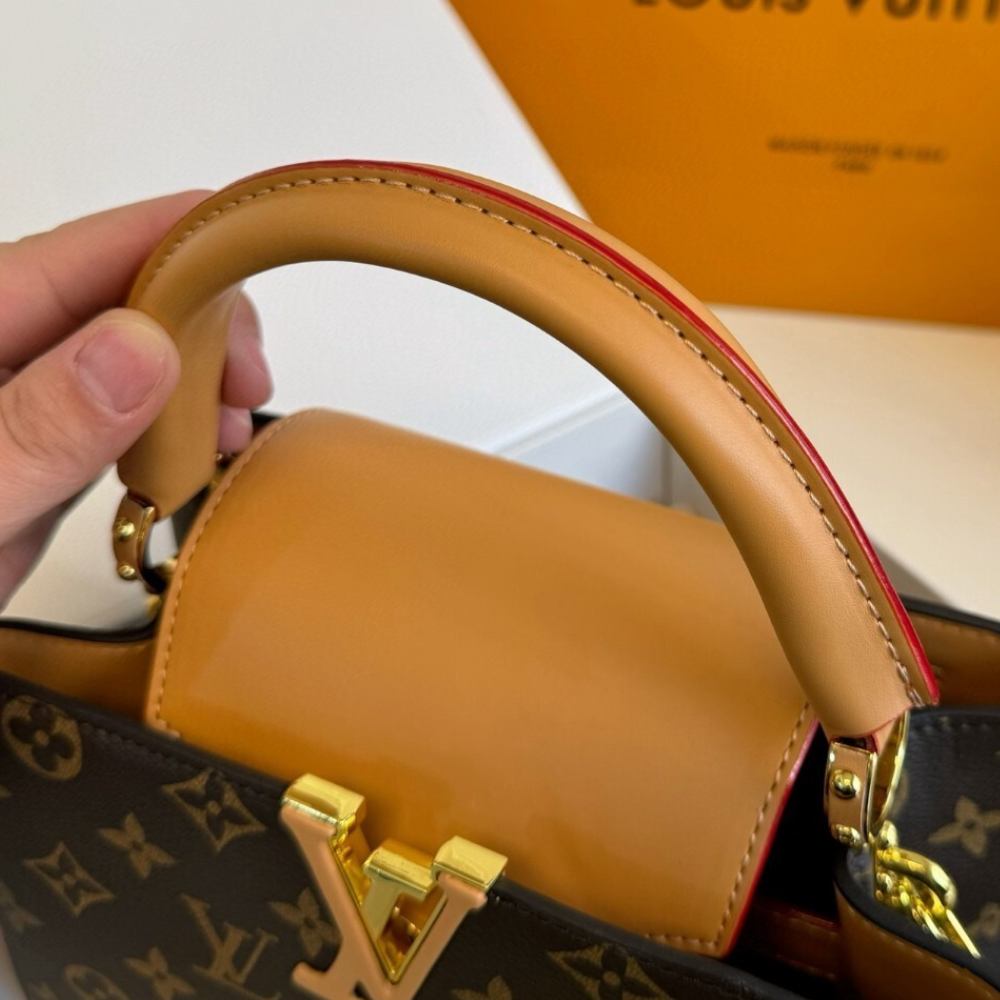 Louis Vuitton Capucines BB Monogram Brown 10.6 Inches