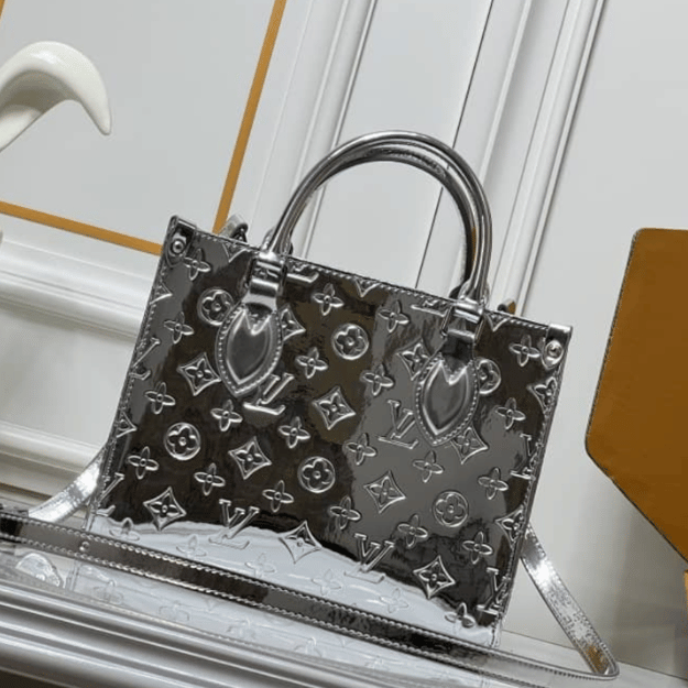 Louis Vuitton Onthego PM Silver 9.8 Inches M26373