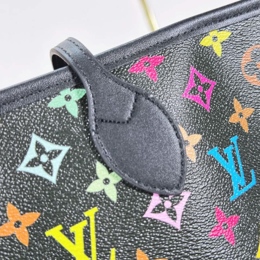 Louis Vuitton Neverfull MM Monogram Multicolore Black 12.2 Inches M40156