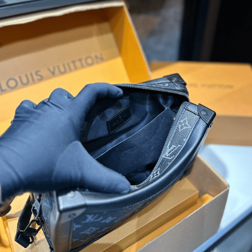 Louis Vuitton Soft Trunk Monogram Eclipse 9.8 Inches M44730