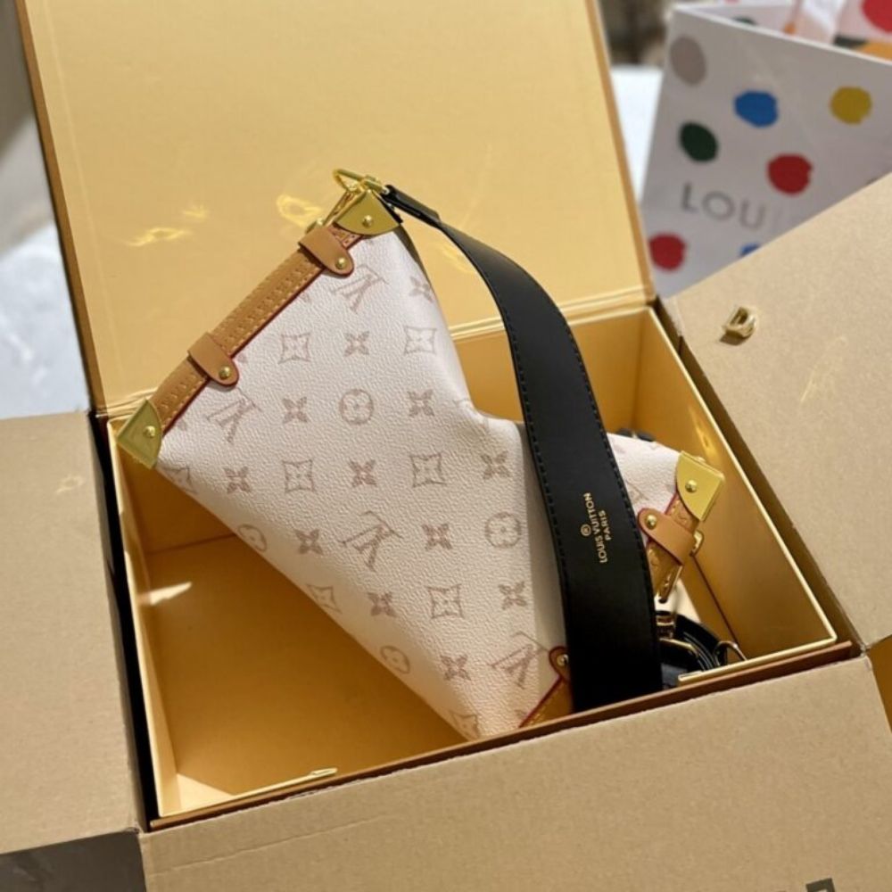 Louis Vuitton Side Trunk MM Monogram Dune 9.3 Inches M46907