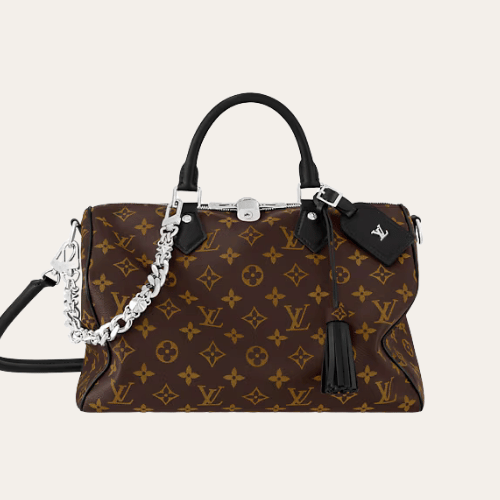 Louis Vuitton Speedy Soft 30 Dark 11.8 Inches M12243
