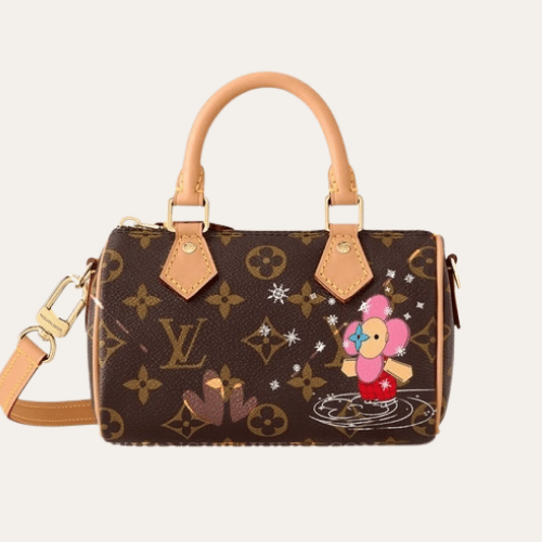 Louis Vuitton Nano Speedy Vivienne Brown 6.3 Inches M82624