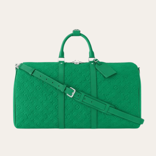 Louis Vuitton Keepall Bandoulière 50 Bag Green 19.7 Inches M23751