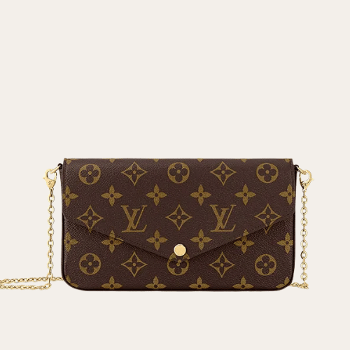 Louis Vuitton Pochette Félicie Rose Ballerine Bag, 8.3 in, M61276