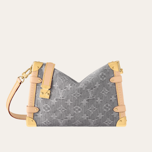 Louis Vuitton Side Trunk Guxiaoling Soft Box, Denim Grey, 9.4 in, M13285