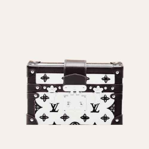 Louis Vuitton Side Trunk Mini Monogram Black/White 7.5 Inches