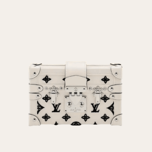 Louis Vuitton Side Trunk Mini Monogram White 7.5 Inches