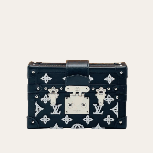 Louis Vuitton Side Trunk Mini Monogram Black 7.5 Inches