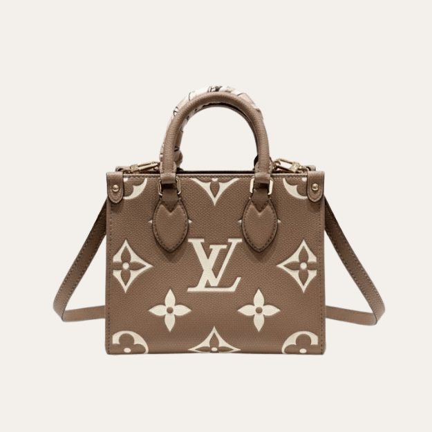 Louis Vuitton Onthego Mini Taupe Monogram 7.1 Inches