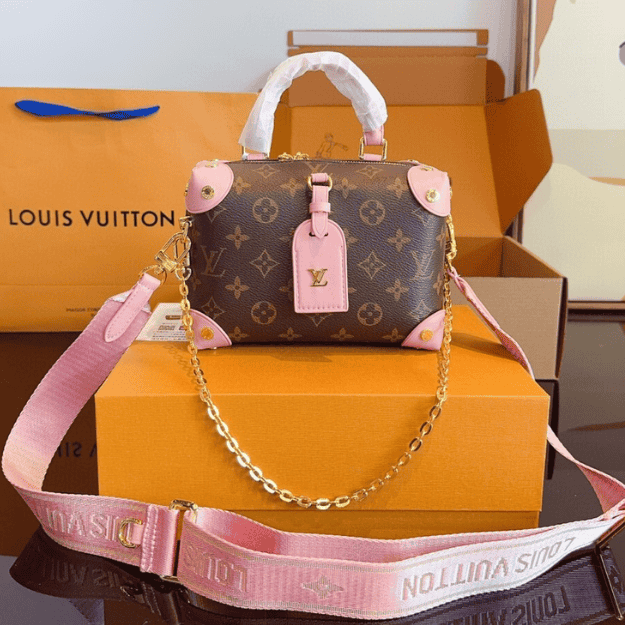 Louis Vuitton Soft Trunk Mini Monogram Pink, 7.9 in