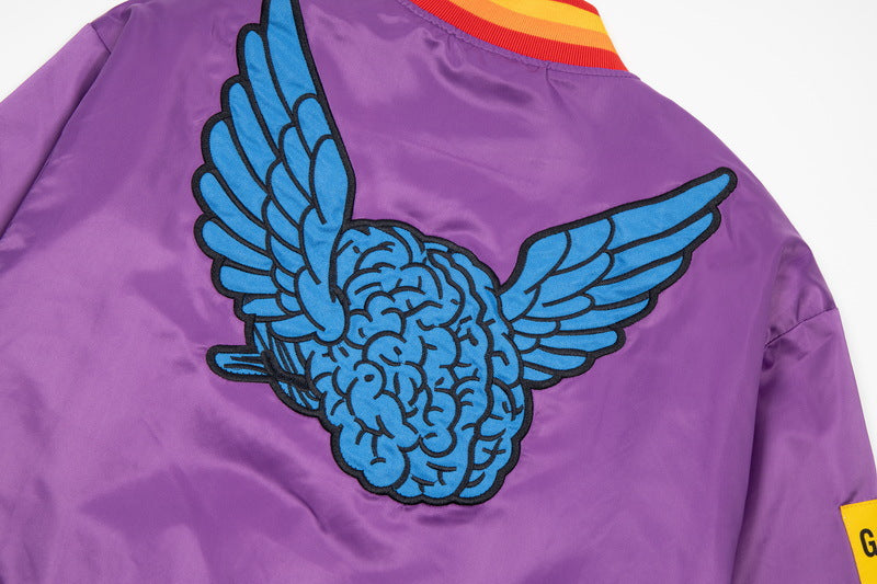 Gallery Dept. DEPT. Logo Varsity Bomber Jacket