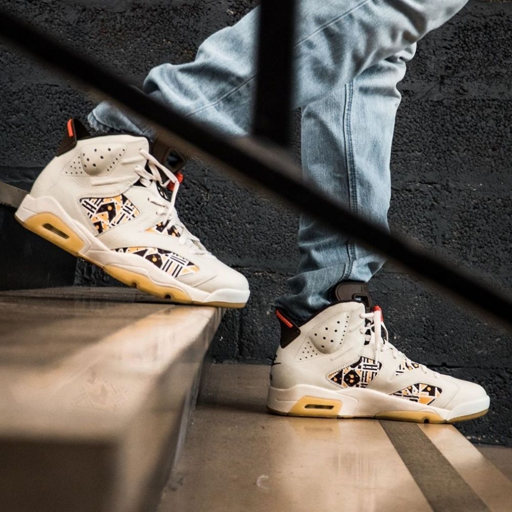 Air Jordan 6 Retro Quai 54 Sail Baroque Brown
