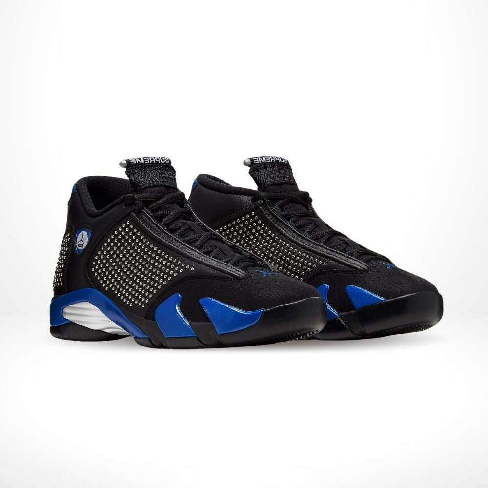Air Jordan 14 Retro X Supreme Black Blue