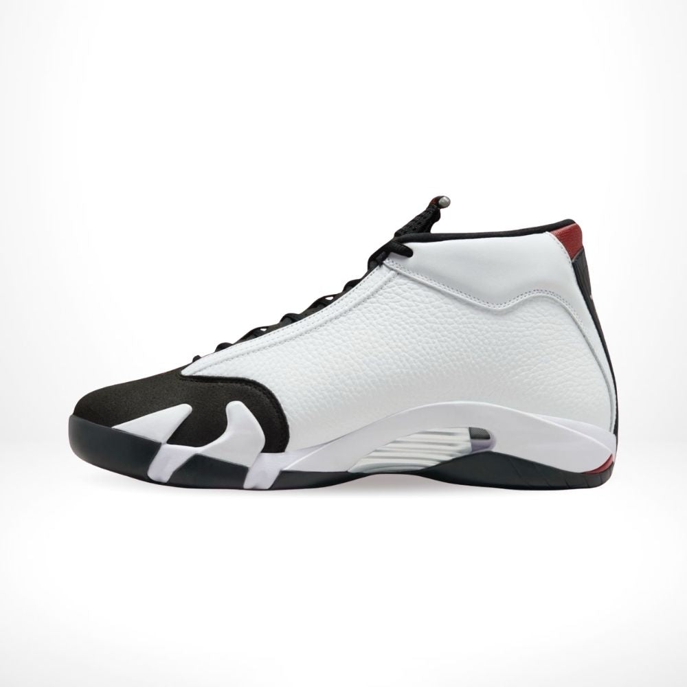 Air Jordan 14 OG Black Toe White Black Varsity Red