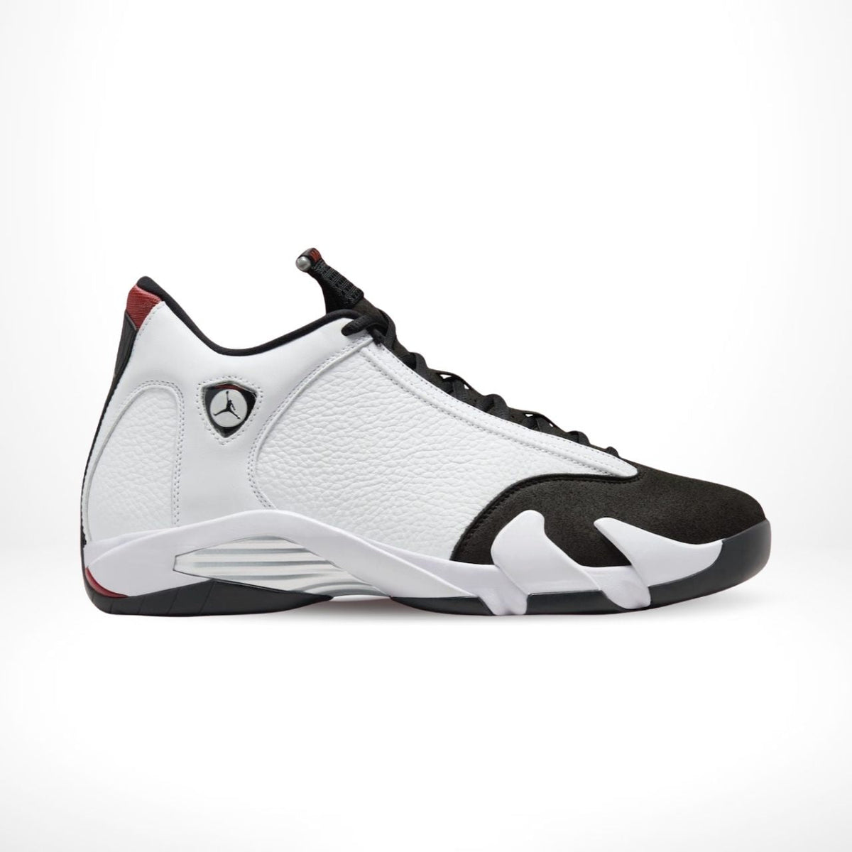 Air Jordan 14 OG Black Toe White Black Varsity Red