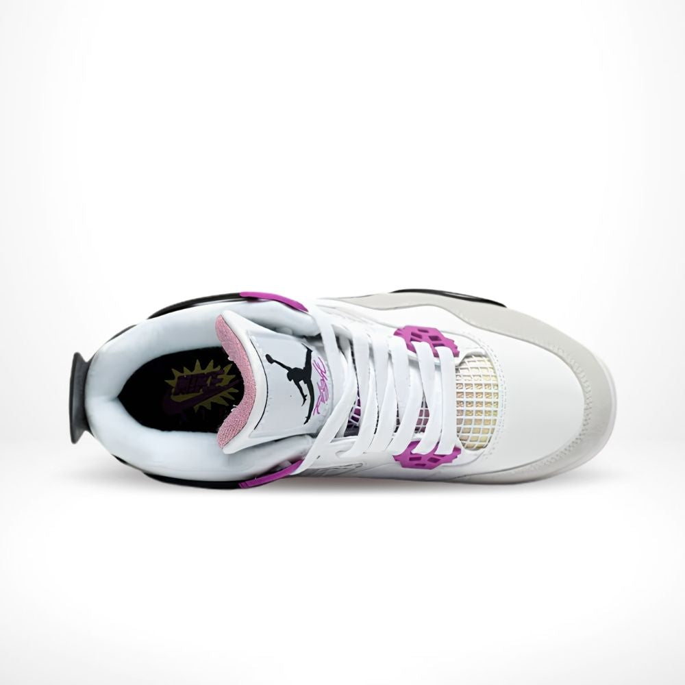 Air Jordan 4 Comic White Pink Custom